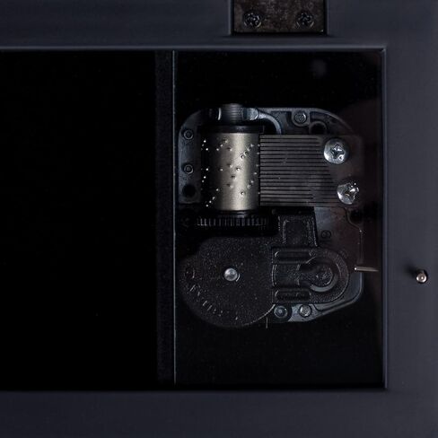 Cottage Garden No One More Lucky to Have Matte Black Petite Jewelry Music Box Plays Wonderful World in Saudi Arabia