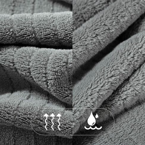 منشفة تنظيف الحيوانات الأليفة سريعة الجفاف من الألياف الدقيقة من بوليت لتجفيف الكلاب والقطط من جميع السلالات والأحجام، 24 × 40 بوصة، عبوتان in Kuwait