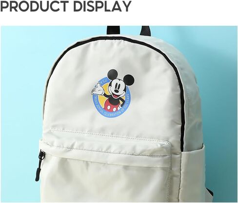 MINISO Disney 100 Celebration Collection Backpack  Multipurpose Daypacks for Disney Fans(Beige) in Saudi Arabia