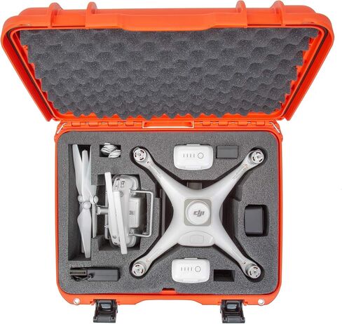 Nanuk 933 DJI Drone حافظة صلبة مضادة للماء مع حشوة إسفنجية مخصصة لـ Phantom 4 Pro / 4 Pro+ / 4 Pro+ 2.0 & 4 RTK - أسود (933-DJIP4RTK1) in Saudi Arabia