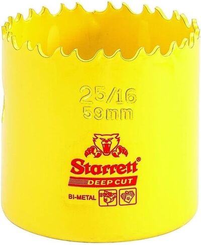 Starrett DCH0256-G HSS Deep Cut Holesaw, 2-5/16" (59 mm) in Saudi Arabia