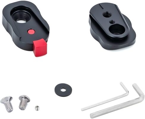 Neway Mini Quick Release Plate for Camera Field Monitor, Tripod, Articulated Arm, Magic Arm, Flash Bracket, LED Light with 1/4 inch Screw (A) in Kuwait