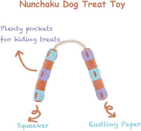 لعبة ألغاز صرير تفاعلية للكلاب من نونشاكو للكلاب الصغيرة، ألعاب علاج السعوط المخصبة للجرو in Kuwait