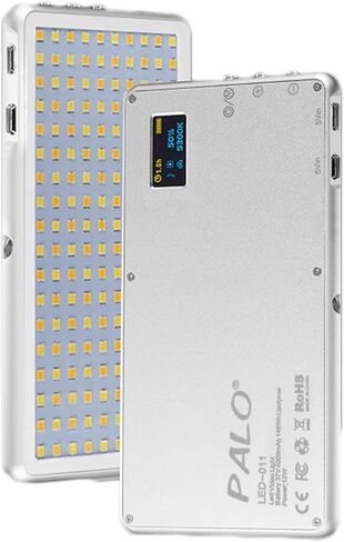 LED Photography Light Kit, 3100K-5500k Dual Color Temperature 1% -100% Brightness Free to Adjust for Camera Photo Desktop Video Recording Filming Computer Conference Game Stream YouTube TikTok Portrai in Kuwait