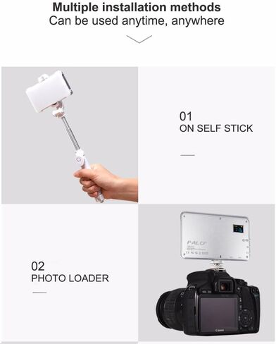 LED Photography Light Kit, 3100K-5500k Dual Color Temperature 1% -100% Brightness Free to Adjust for Camera Photo Desktop Video Recording Filming Computer Conference Game Stream YouTube TikTok Portrai in Kuwait