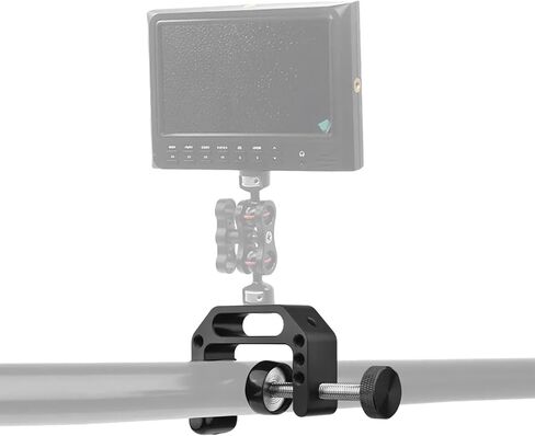 Lanxire C Clamp Camera Mount with 1/4’’ and 3/8’’ Threaded Holes - 4.5cm Jaw Opening - Max Load 2kg - 2 Pack in Saudi Arabia