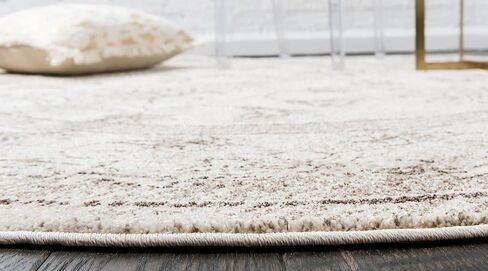 Rugs.com Miranda Collection Rug – 2' 2 x 3' Ivory Blue Medium Rug Perfect for Entryways, Kitchens, Breakfast Nooks, Accent Pieces in Saudi Arabia