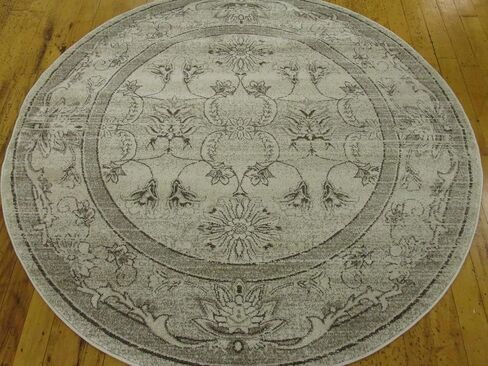 Rugs.com Miranda Collection Rug – 2' 2 x 3' Ivory Blue Medium Rug Perfect for Entryways, Kitchens, Breakfast Nooks, Accent Pieces in Saudi Arabia