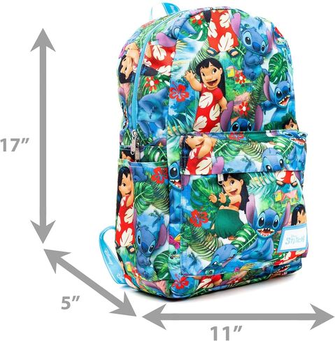 Wondapop Disney Lilo and Stitch 17" Full Size Nylon Backpack in Saudi Arabia