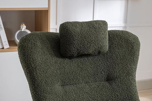 كرسي هزاز فوهيك تيدي للحضانة مع مسند ظهر مرتفع وجيب ومسند للرأس، قاعدة من الخشب الصلب، لمسة تشبه السحابة، قابلة للتنفس، ظهر جناح، للرضاعة الطبيعية، أسود in Kuwait