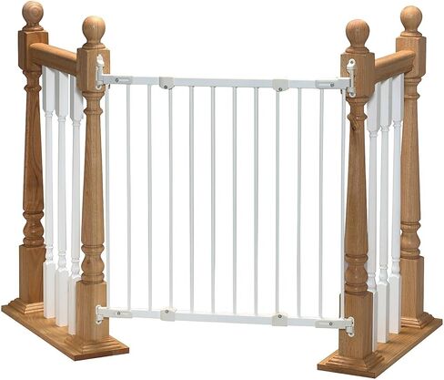 بوابة كيدكو سيف واي بتعليق ذو زاوية للحيوانات الأليفة For Openings: 28" - 42.5" Black in Kuwait