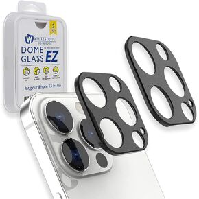 [Dome Camera EZ] Apple iPhone 13 Pro Max (6.7") Camera Protector by Whitestone [One Touch EZ Installation] - Two Pack in Saudi Arabia