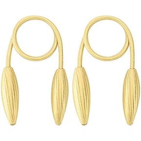 2 Pack Curtain Tiebacks, 2019 New Convenient Drape Tieback, Decorative Rope Holdback Holder for Home Office Decoration (Blue) in Kuwait