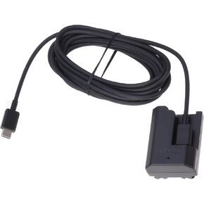 كابل محول الطاقة USB-C من النوع C ملفوف من Fotga + بطارية وهمية NP-FZ100 لكاميرا Sony ZV-E1 FX3 FX30 ILME-FX30B A1 A7C A7III A7RIII A7SIII A7RM4 A7RIV A7RV A9 II A6600 A6700 A7CR A7CII in Kuwait