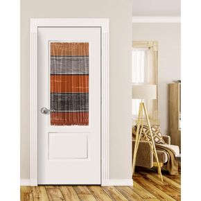 Door Curtains Thermal Insulated Blackout Door Drapes with Curtain Tie Up, Xmas Poinsettia and Pine Tree berries Eucalyptus Leaves Door Curtain for Bedroom Window/Living Room/Doorways 25x40inch in Kuwait