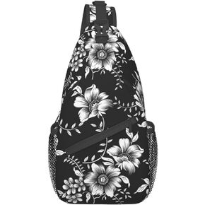 QISENTIS Casual Sling Bag Crossbody Shoulder Backpack Gym Sports Travel Hiking Daypack Chest Bag Small Backpack for Women Men in Kuwait