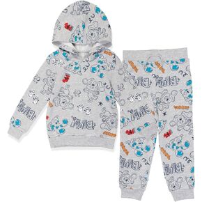 أدلة الأزرق وأنت! طقم كنزة صوفية من الصوف للأطفال وسروال الركض للأطفال الرضع حتى الأطفال الصغار in Kuwait