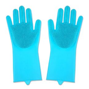 Pet Grooming Loves 3-In-1 Bath Massage Grooming for Dogs Cats Rabbits(Blue) in Kuwait
