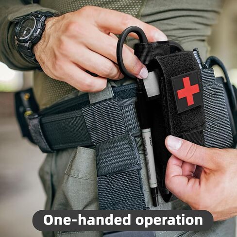 مجموعة أكياس عاصبة تكتيكية من RTMGOB مع عاصبة ومقص، مناسبة للأنشطة الخارجية مثل ركوب الدراجات وتسلق الجبال والسفر والتخييم (بني) in Kuwait