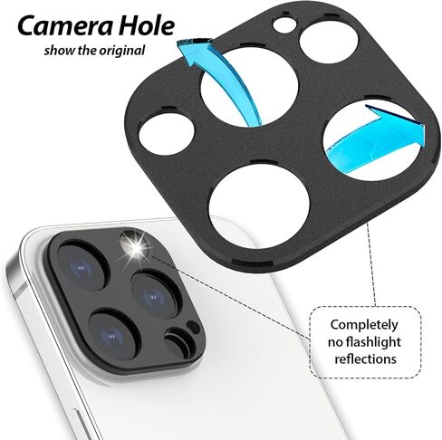 [Dome Camera EZ] واقي كاميرا Apple iPhone 13 Pro Max (6.7 بوصة) من Whitestone [تركيب One Touch EZ] - عبوتان in Saudi Arabia