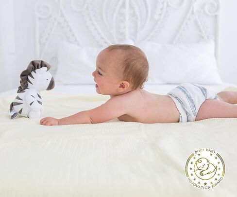 SmartNappy قطن الموسلين من Amazing Baby، غطاء حفاضات من القماش الهجين NextGen + حشوة ثنائية الطي قابلة لإعادة الاستخدام + 1 داعم قابل لإعادة الاستخدام، Stargazer، رمادي، مقاس 1، 5-10 رطل in Kuwait
