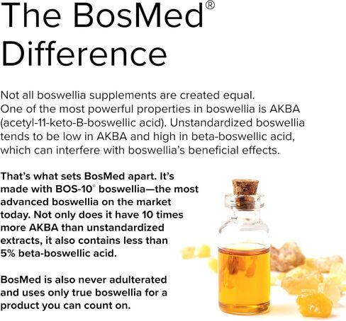 Terry Naturally BosMed 500 قوة إضافية - 120 كبسولة هلامية - مكمل Boswellia المتقدم - يدعم الاستجابة الصحية للالتهابات - غير معدل وراثيًا، حلال، خالي من الغلوتين - 120 وجبة in Saudi Arabia