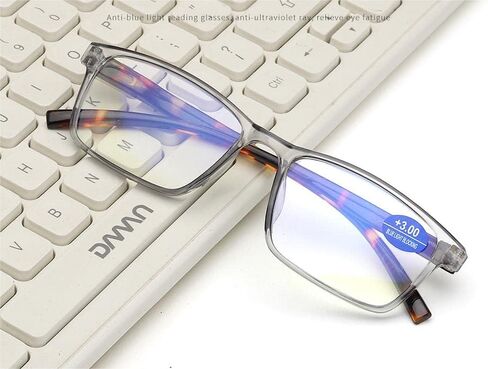 CVVTSPE 4 Pack Men's and Women's Reading Glasses Anti-Blue Light, Anti-UV/Anti-Glare Filtering Lightweight Glasses in Saudi Arabia