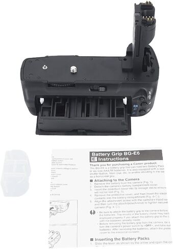DSTE Replacement for Pro BG-E6 BGE6 Vertical Battery Grip + 2X LP-E6 LP-E6N Compatible Canon EOS 5D Mark II 5D2 SLR Digital Camera in Saudi Arabia