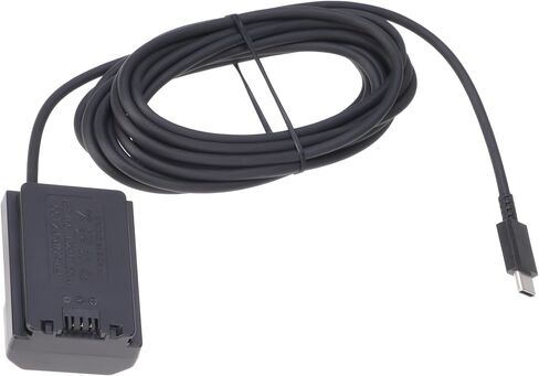 كابل محول الطاقة USB-C من النوع C ملفوف من Fotga + بطارية وهمية NP-FZ100 لكاميرا Sony ZV-E1 FX3 FX30 ILME-FX30B A1 A7C A7III A7RIII A7SIII A7RM4 A7RIV A7RV A9 II A6600 A6700 A7CR A7CII in Saudi Arabia