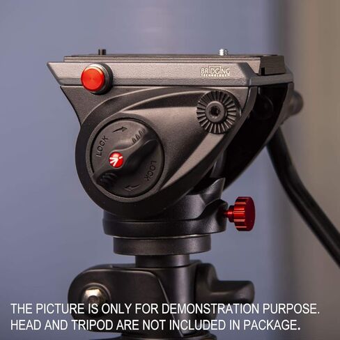 مجموعة مقبض قفل المقلاة وواقي تثبيت 3/8 انش لرؤوس فيديو مانفروتو MVH500AH MVH500AH in Kuwait