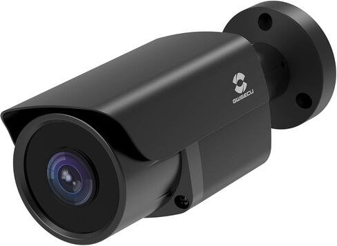 كاميرا GWSECU 4MP PoE Security IP Bullet في الهواء الطلق داخلي، كاميرا مراقبة منزلية سلكية 4 ميجابكسل PoE 110 درجة زاوية واسعة عدسة 2.8 مم، ميكروفون مدمج، رؤية ليلية بالأشعة تحت الحمراء 100 قدم IP67، GW-B4A37EA3M-V in Kuwait