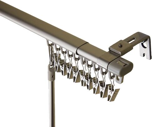 Baton Draw Adjustable Rod 66-120 inch - Black in Saudi Arabia