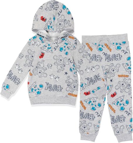 أدلة الأزرق وأنت! طقم كنزة صوفية من الصوف للأطفال وسروال الركض للأطفال الرضع حتى الأطفال الصغار in Kuwait