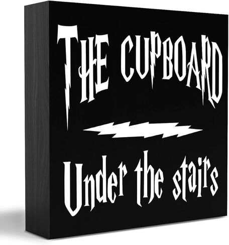 خزانة حديثة صندوق خشبي لافتة ديكور للطاولة لوحة الخزانة تحت الدرج صندوق خشبي لافتة فنية رف منزلي ديكور مكتبي 5 × 5 بوصات in Kuwait