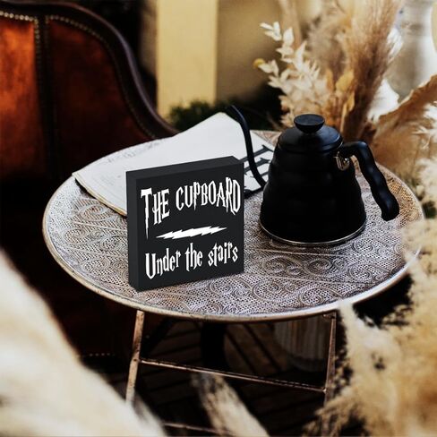 خزانة حديثة صندوق خشبي لافتة ديكور للطاولة لوحة الخزانة تحت الدرج صندوق خشبي لافتة فنية رف منزلي ديكور مكتبي 5 × 5 بوصات in Kuwait