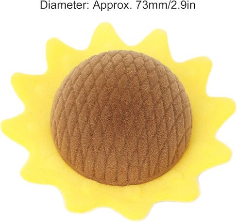 Flocking Jewelry Box Organizer Gift Box sunflower shaped, Cute Box Ring Bearer Case Earring Ring Necklace Jewelry Storage Case Box Anniversary Wedding Valentine’s Day Small Gift Box in Kuwait