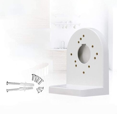 في-فيابيليداد حامل امان يثبت على الحائط على شكل حرف L بزاوية قائمة لكاميرا سي سي تي في قبة اللوازم المنزلية بمقاس عالمي سهل التركيب من بلاستيك ايه بي اس in Kuwait