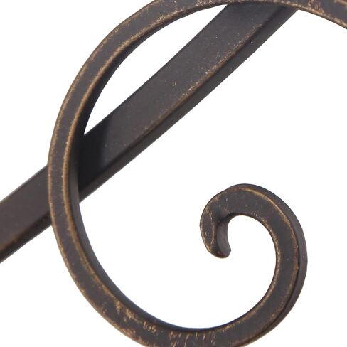 adeco dn0014 برونزي معدني من تصميم على شكل زهرة الحضرية لتزيين الحائط للحصول على المزيد من الطبيعة هدايا تزيين المنزل والمطبخ ، برونزي in Kuwait