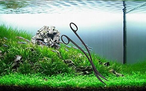 Professional Aquarium Plant Aquascaping Wave Scissors Stainless Steel with Carbonation Protection Coating JARDLI in Kuwait