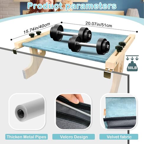 Cat Sill Window Perch Sturdy Cat Hammock Window Seat for Large Cats, Easy to Adjust Cat Bed for Windowsill-No Drilling Required, Bedside, Drawer and Cabinet (20.07''-Velvet Fabric) in Kuwait