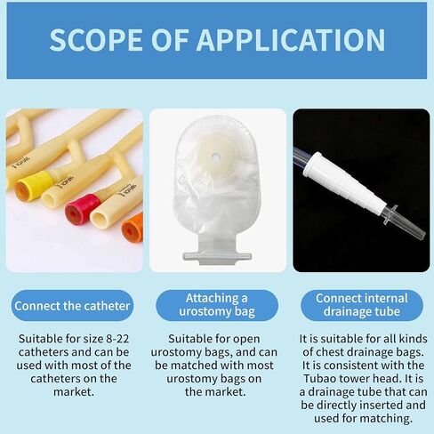 10 قطع من أكياس تصريف البول، وأكياس قسطرة ليلية، وحقيبة تجميع البول مع غرفة مضادة للارتجاع، وحقيبة تصريف طبية، وحوض تصريف سعة 1500 مل، وحقيبة بول قابلة للحمل، ونظام مبولة (موصل باغودا) in Kuwait