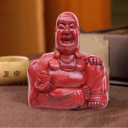 GJFASGF الوجه بوذا، تمثال بوذا الضاحك المؤخر غير المتوقع، زخرفة الإصبع الأوسط اليدوية تمثال بوذا النحت، هدية هزلية وفريدة من نوعها للأصدقاء in Kuwait