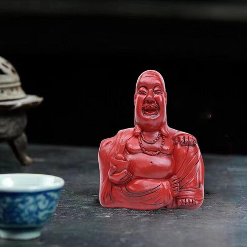 GJFASGF الوجه بوذا، تمثال بوذا الضاحك المؤخر غير المتوقع، زخرفة الإصبع الأوسط اليدوية تمثال بوذا النحت، هدية هزلية وفريدة من نوعها للأصدقاء in Kuwait