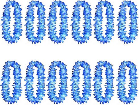 6 قطع سميكة مقاس 41 بوصة من هاوايان ليس باللون الأزرق لحفلات التخرج، وحفلات الرقص، ودعامة الصور في الهواء الطلق (6 قطع) in Kuwait