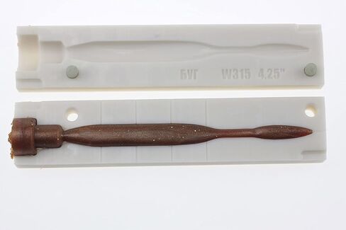 Soft Plastiс Mold Lure Making Injection Molds Fishing Lures Dream Shot Worm 4.25'' W315 in Saudi Arabia