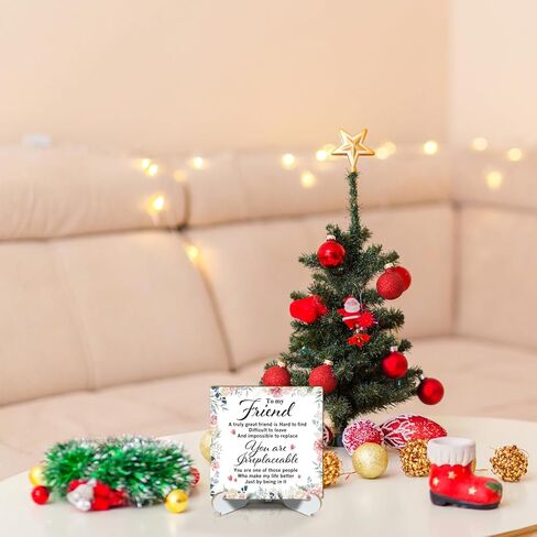 علامة اقتباس إيجابية، لوحة تزيين مكتبية مع دعم خشبي، لوحة خشبية ملهمة لديكور سطح الطاولة والمكتب المنزلي لزملاء العمل وزملاء الدراسة والأصدقاء، لأصدقائي، علامة لا يمكن استبدالها -46 in Kuwait