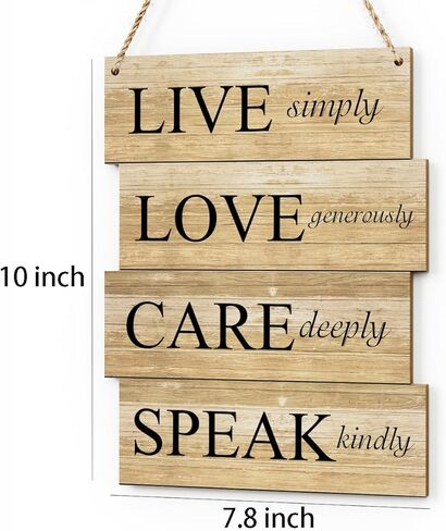 ديكور جداري مسيحي ملهم، ديكور معلق على الحائط للمنزل والمكتب وغرفة النوم والحمام وغرفة المعيشة وآيات الكتاب المقدس وديكور الحائط الريفي والمزرعة الخشبية وديكور الحائط in Kuwait