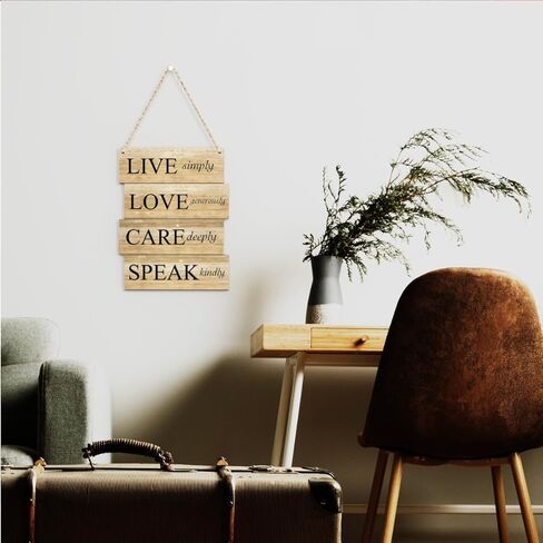 ديكور جداري مسيحي ملهم، ديكور معلق على الحائط للمنزل والمكتب وغرفة النوم والحمام وغرفة المعيشة وآيات الكتاب المقدس وديكور الحائط الريفي والمزرعة الخشبية وديكور الحائط in Kuwait