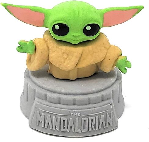 Disney Star Wars Mandalorian The Child Yoda Eraser Figure Figurine in Saudi Arabia