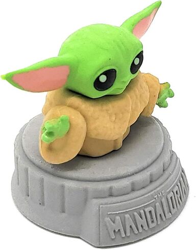 Disney Star Wars Mandalorian The Child Yoda Eraser Figure Figurine in Saudi Arabia